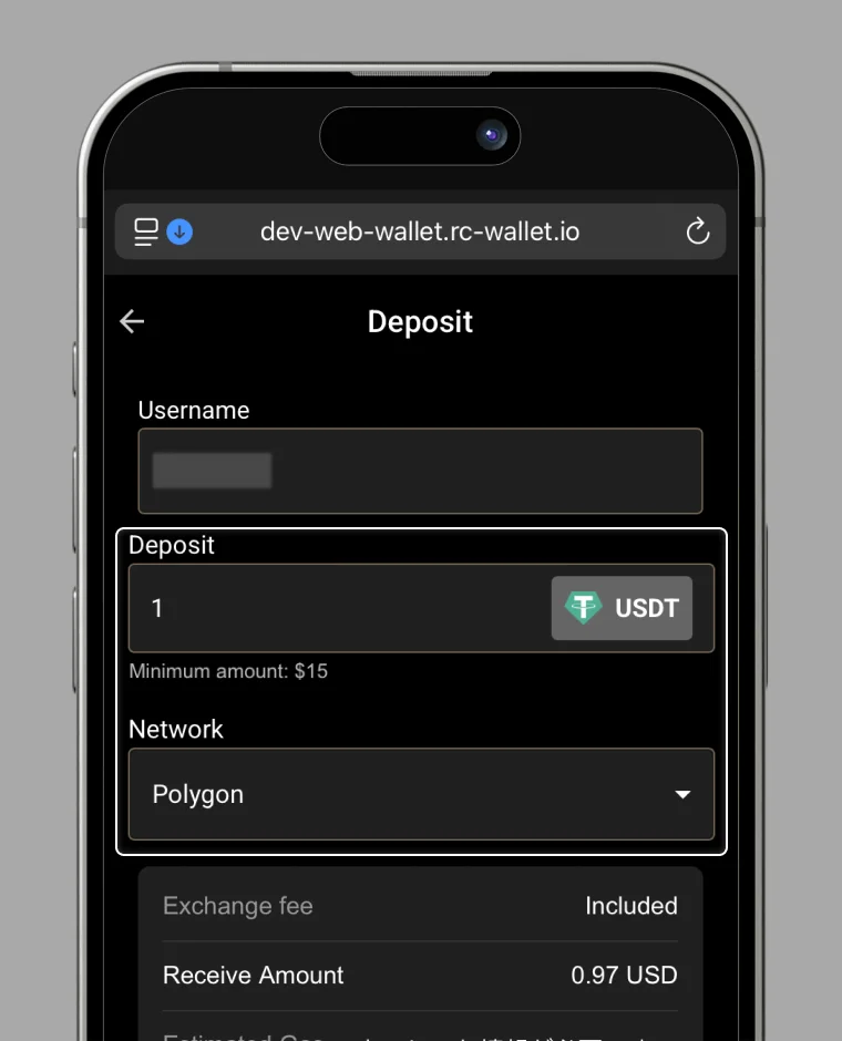 Step 3: Enter Deposit Details