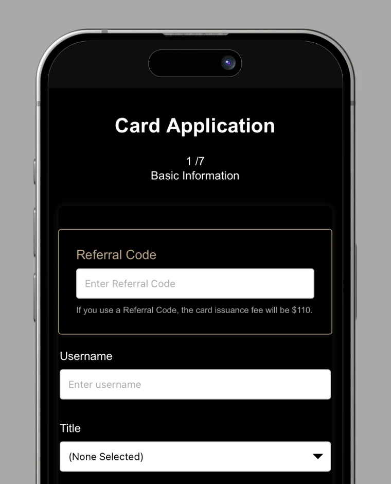 Enter Basic Information