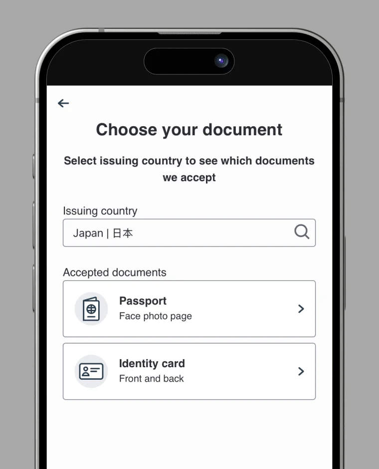 Select Document Type