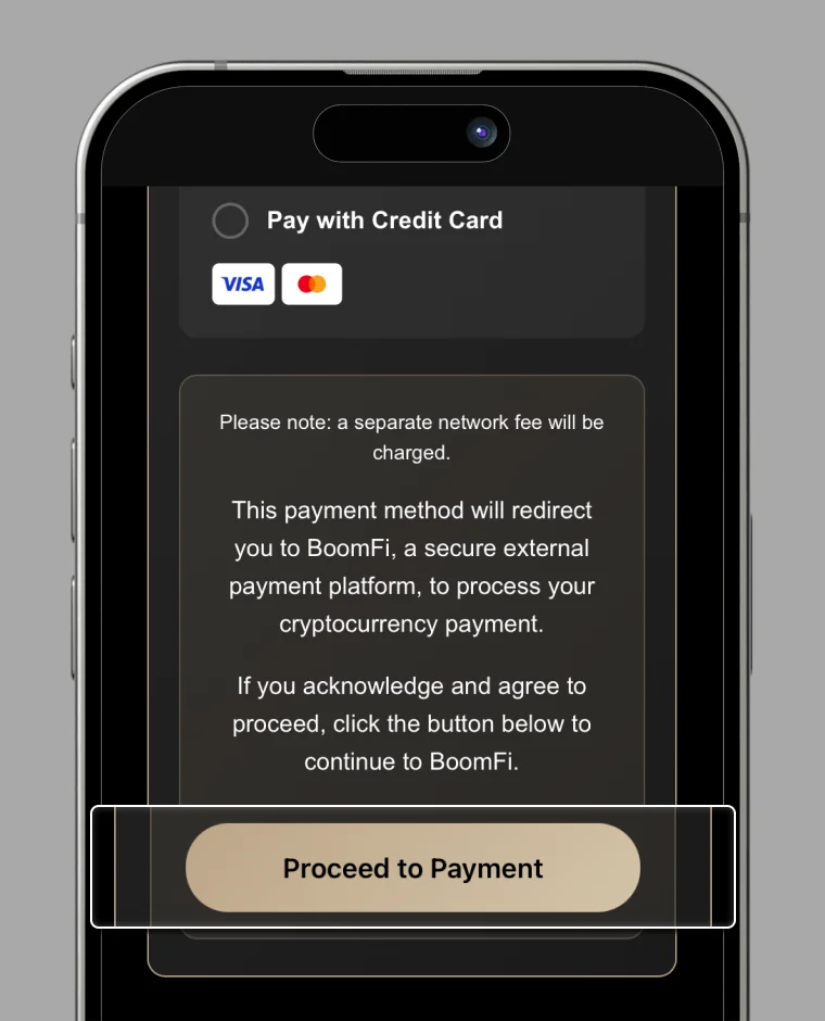 Payment Method Selection
