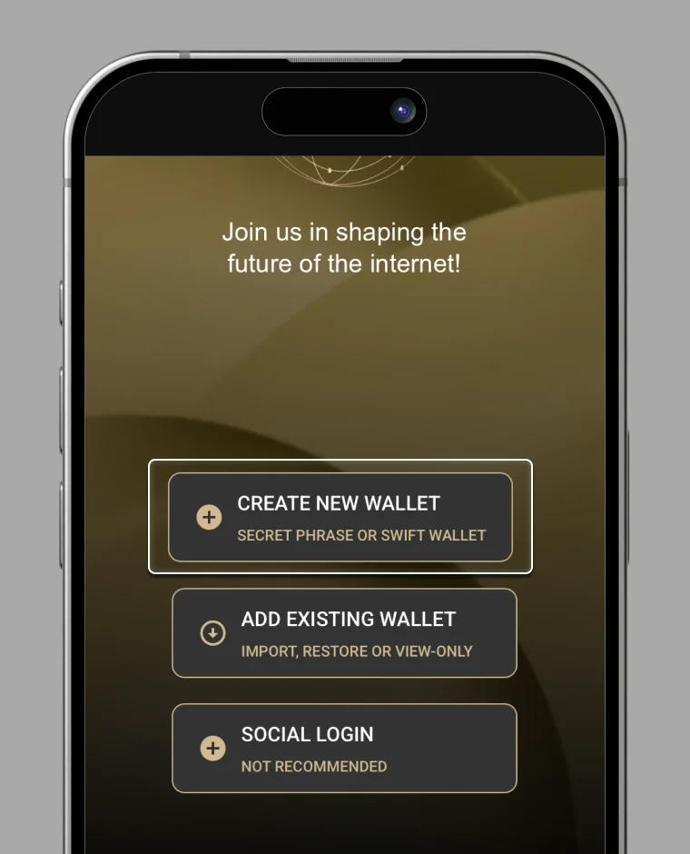 Create New Wallet