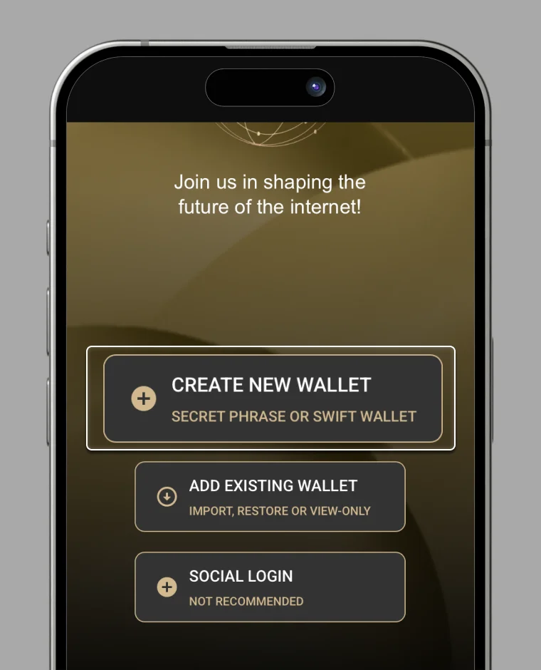 Step 1: Create RC Wallet