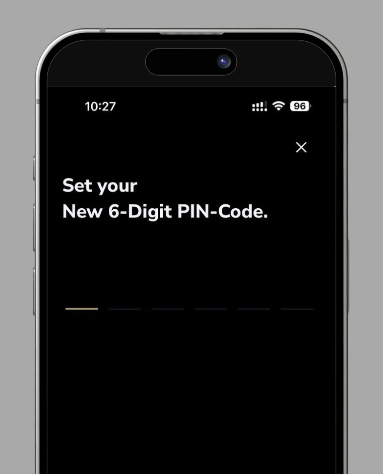 Change PIN step 4
