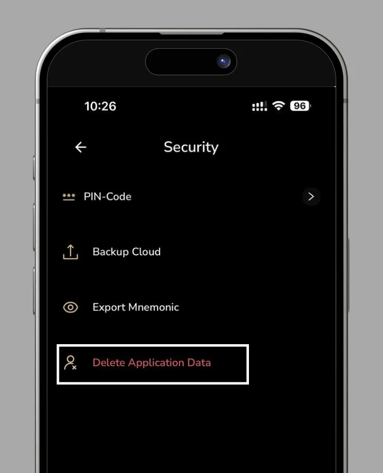 Logout step 3