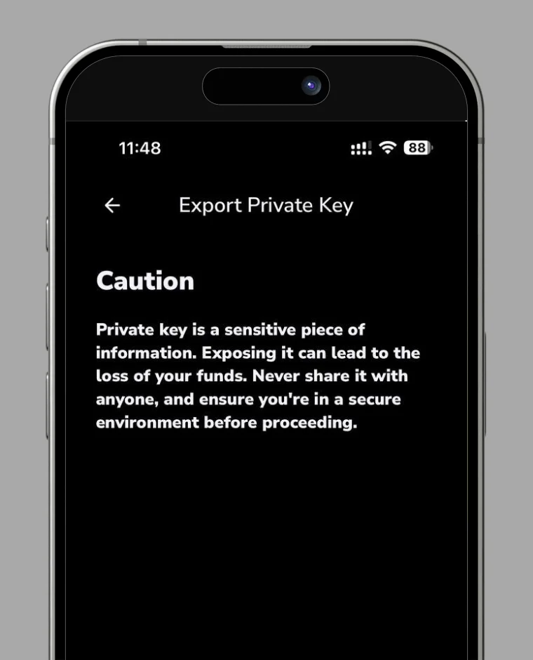 Private key step 4