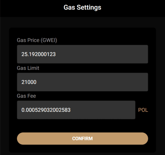 How to send crypto step 3
